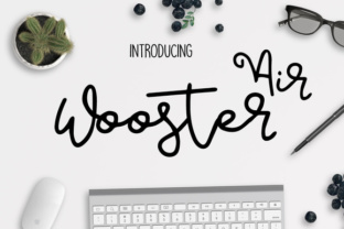 Air Wooster: A Hand-Lettered Script Font for Modern Design Workflows
