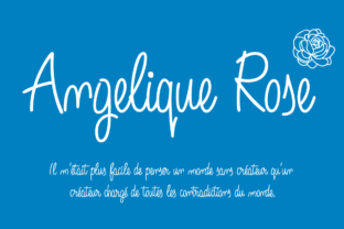 Angelique Rose: A Handwritten Font for Real Projects