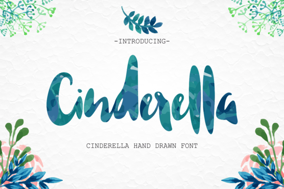 Cinderella Font: A Chunky Script with Rustic Charm