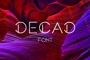 Decad: A Clean Font with a Modern Twist for Contemporary Design