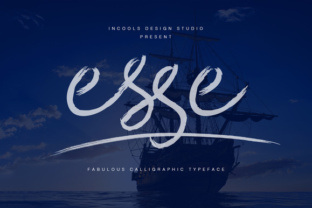 Esse: A Brush-Painted Font Inspired by Travel