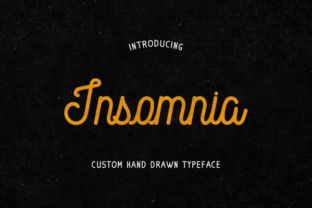 Evaluating the Insomnia Script Font by Jokiranta