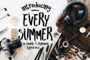 Every Summer: Strategic Thinking Behind a Dynamic Display Font