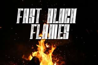 Fast Block Flames: A Display Font Built for Impact