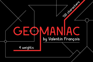 Geomaniac: A Balanced Sans Serif for Modern Design Needs