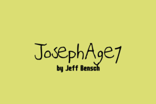 Joseph Age 7: A Font That Brings Childhood Back to Your Projects