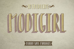 Modigirl: A Handmade Font with Warmth and Character